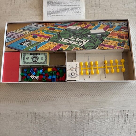Vintage 1974 Milton Bradley Easy Money Game #4620 - Picture 6 of 13